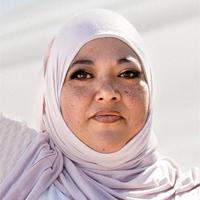 Daisy A. Maldonado - woman wearing white hijab