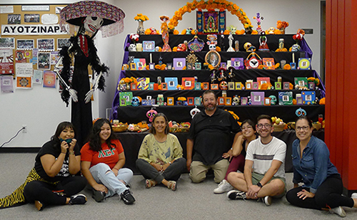An altar will go public to coincide with the traditional Día de Los Muertos or Day of the Dead celebrations, Nov. 1 and 2. (