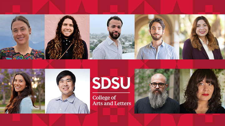 collage of new faculty faces