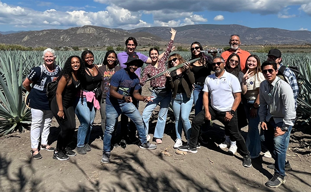 SDSU students learned about opportunities for research and about the university's binational collaboration with Mexico during their trip to the SDSU Oaxaca Center for Mesoamerican Studies