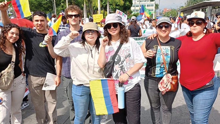 Students met with victims, government officials and former guerilla fighters involved in Colombia’s decades-long civil war, which ended in 2016