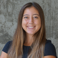 woman smiling with long brown hair